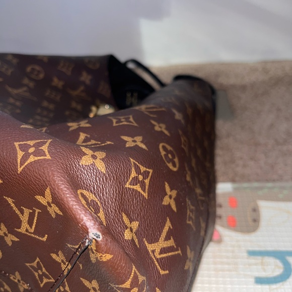 Louis Vuitton Brown Monogram Tote Bag - Picture 6 of 10